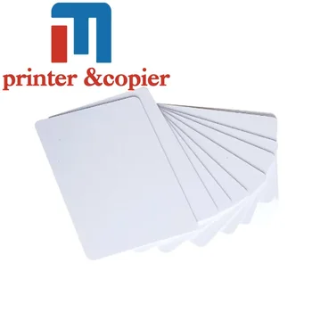 100шт глянцевая Белая Пустая ПВХ-карта для струйной печати, Водонепроницаемая пластиковая Идентификационная карта, визитная карточка без чипа для Epson для принтера Canon