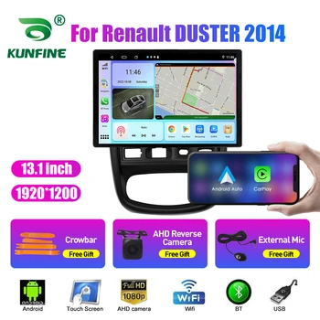 13,1-дюймовое автомобильное радио для Renault DUSTER 2014 Автомобильный DVD GPS Навигация Стерео Carplay 2 Din Центральный мультимедийный Android Auto