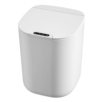 16-литровое умное мусорное ведро с автоматическим индукционным электрическим датчиком мусора, мусорное ведро для кухни и ванной комнаты