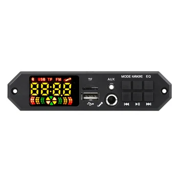 2 * 40 Вт 80 Вт Усилитель Bluetooth DIY MP3 Декодер Плата DC7V-24V Автомобильный MP3-плеер Микрофон FM-радио Модуль TF USB Запись