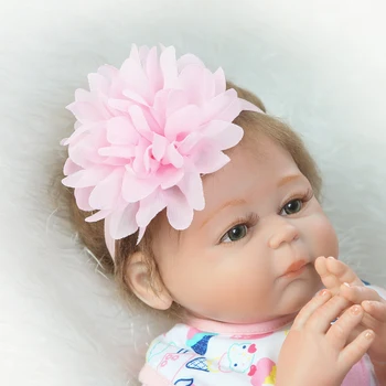 20-дюймовая девочка-Недоношенная Силиконовая кукла для всего тела, реалистичная Bebe Reborn Bonecas, Гибкий Водонепроницаемый подарок для детей-сюрпризов
