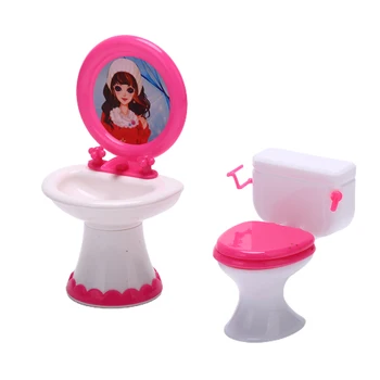 2020 Новая мебель для Кукольного домика, моделирующая Ванную Комнату, Туалет, Миниатюрные Игрушки, Аксессуары для кукол, горячая распродажа
