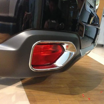 ABS Хромированный бампер Передний задний задний противотуманный фонарь Крышка лампы Отделка Безель Гарнир Авто 2шт для Subaru Outback 2015 2016