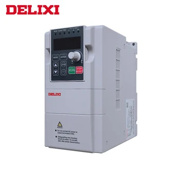 DELIXI AC 0,4-2,2 кВт 220 В, однофазный вход, 3-фазный выход, 50 Гц, 60 Гц Преобразователь частоты для регулятора частоты вращения двигателя, инвертор
