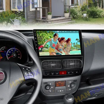 HANNOX 9-дюймовый Android Авторадио Для Fiat Doblo Автомобильный Мультимедийный Видеоплеер GPS Навигация Carplay WIFI Bluetooth 2Din 2 Din DVD