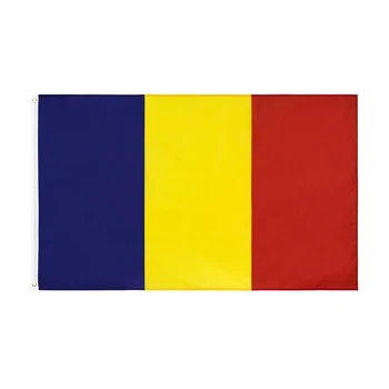 JohninUSEA 3x5 футов 90x150 см Синий Желтый Красный Ro Rou Romania Флаг Румынии