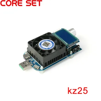 KZ25 25 Вт USB электронный нагрузочный резистор старения тестер батареи Постоянного тока Типа C QC2.0/3.0 AFC FCP Монитор разрядной емкости