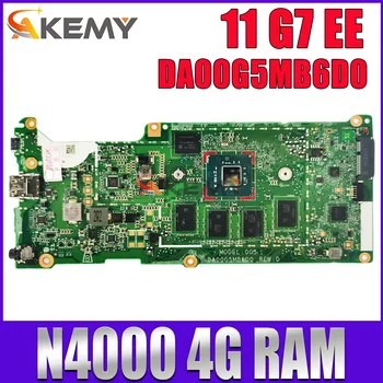 L52557-001 Для HP Chromebook 11 G7 EE Материнская плата N4000 4 ГБ оперативной памяти 16 ГБ SSD DA00G5MB6D0 100% комплект в порядке