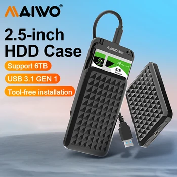 MAIWO 2,5-Дюймовый Жесткий Диск Case Портативный Корпус Жесткого Диска Type C SATA HDD SSD Case 6TB Hd Жесткий Диск Ssd Case для ПК Ноутбук