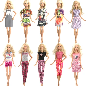 NK 1 комплект Прекрасной одежды принцессы 1/6 Платье для отдыха Модная Юбка Вечернее платье для куклы Барби Аксессуары Детские Игрушки Подарок Сделай сам JJ