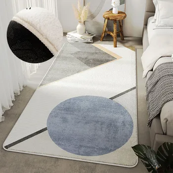 Nordic Ins Ковры для спальни, утолщенный мягкий прикроватный ковер, коврик для гардероба, который можно стирать в машине, ковры для гостиной