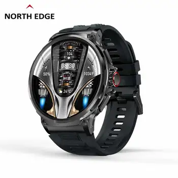 NORTH EDGE 1.85 'HD Дисплей Смарт-часы Мужские с большой батареей емкостью 710 мАч, спортивный Фитнес-трекер, Кардиомонитор, умные часы для IOS Android