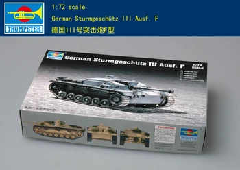 Trumpeter 07259 1/72 Немецкий Sturmgeschutz III Ausf. Набор пластиковых моделей F