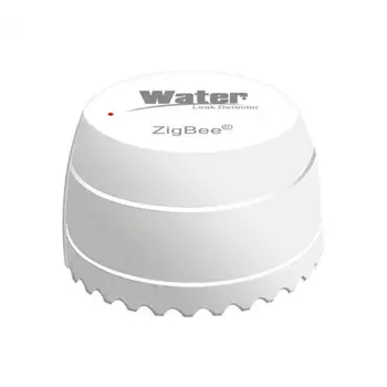 Tuya Zigbee Детектор воды, Датчик утечки, Звуковая Сигнализация, Детектор утечки, приложение Smart Life, Оповещение о наводнении, система домашней безопасности