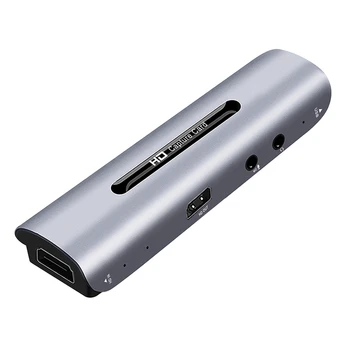 USB-накопитель высокой четкости 1080p, чехол для карт для захвата видеоигр, совместимая камера Placa Video Dvd