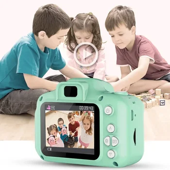 X2 Мини-детская камера Цифровая Винтажная Камера Развивающие Игрушки Детская Проекционная Видеокамера Для Фотосъемки на открытом воздухе Игрушки Подарки 32 ГБ