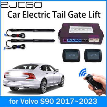 ZJCGO Автомобильный Силовой Багажник С Электрическим Всасыванием Задней Двери Интеллектуальная Стойка Подъема Задней Двери для Volvo S90 2017 ~ 2023