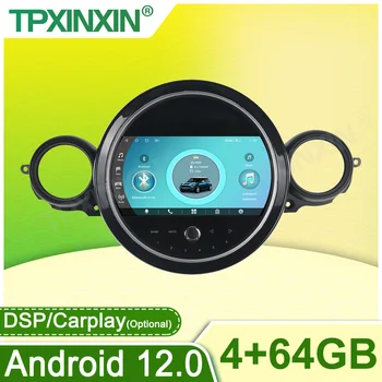 Авто Android 12 Для BMW Mini Cooper R56 R57 R58 R60 2007-2013 Автомобильный Радио GPS Плеер Carplay Navi Bluetooth 4G LTE Wifi