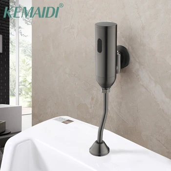 Автоматический сливной клапан в туалете KEMAIDI, Автоматический сливной клапан для писсуара с датчиком, Водосберегающий Настенный интеллектуальный инфракрасный кран