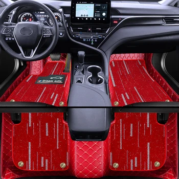 Автомобильный двухслойный коврик для FORD Kuga 2015-2022 Аксессуары для интерьера автомобиля Нескользящие автомобильные накладки для ног