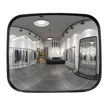 Акриловое выпуклое зеркало, дорожное зеркало с широким обзором, Зоны безопасности на подъездной дорожке, Открытый склад, Настенное акриловое зеркало с боковым обзором