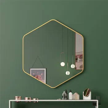 Большое зеркало для макияжа в ванной комнате, Большое зеркало для унитаза в натуральную величину, Эстетическая Парикмахерская Сантехника Miroir Mural Miroir