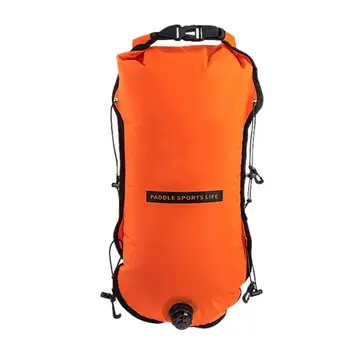 Буй для плавания в открытой воде, сумка для хранения 30 л, водонепроницаемая, износостойкая, с высокой видимостью, Легкая, компактная, для безопасности при плавании
