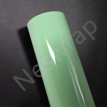 Высококачественная ПЭТ-прозрачно-зеленая виниловая пленка (ПЭТ-лайнер) Ультра Глянцевая виниловая пленка для автомобильной упаковки Гарантия качества