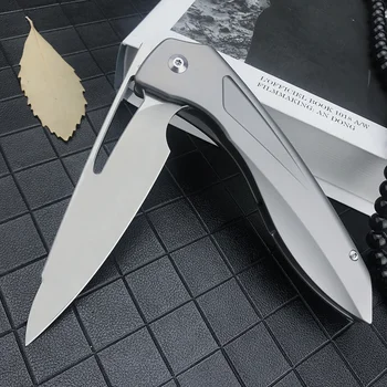 Высококачественный Тактический Охотничий Складной нож M390 с лезвием и ручкой из титанового сплава, боевой нож для самообороны, складной нож из коллекции подарков
