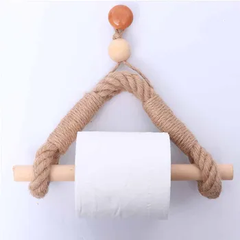 Деревянный держатель для туалетной бумаги, для хранения в ванной комнате, настенный держатель для рулонной бумаги, Многоцелевой диспенсер для полотенец для рук, подставка для туалетных салфеток
