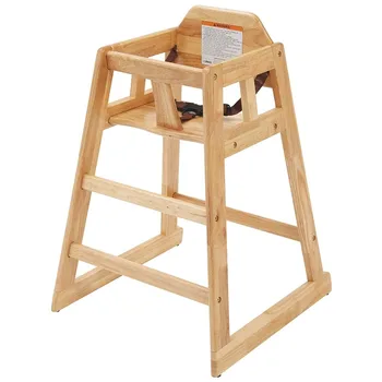 Деревянный стульчик для кормления Winco в разобранном виде, натуральный, коричневый, средний