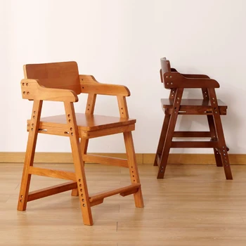 Детские учебные стулья, гостиная из цельного дерева, регулируемые бытовые минималистичные подлокотники, студенческие письменные столы, спинки