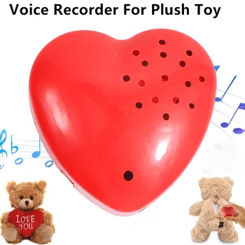 Детский игрушечный диктофон, мини-рекордер, Программируемая звуковая кнопка, Запись 30 секунд для плюшевой игрушки, куклы-чучела животных.