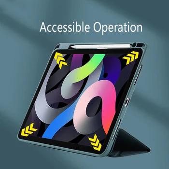 Для iPad 7 8 9 10,2 Чехол для планшета Pro11 12,9 Для Ipad 10 2023 Акриловый ТПУ Y-образный многофункциональный защитный чехол