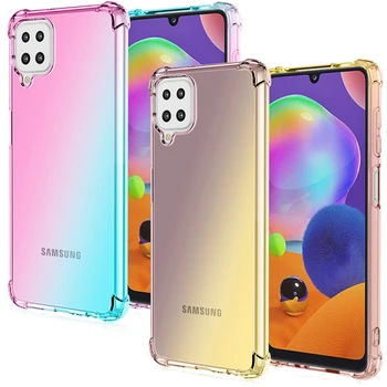 Для Samsung Galaxy A22 4G Чехол Для телефона, Гибридный Милый Градиентный Мягкий Бампер Из ТПУ, Гибкий Чехол Для Samsung Galaxy Galaxy M32 4G Global