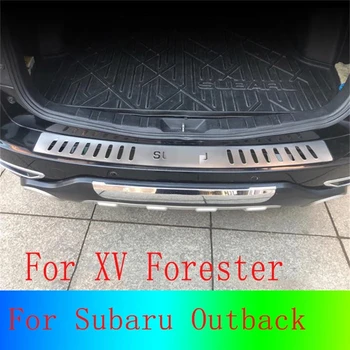 Для Subaru Outback XV Forester Высококачественные автомобильные накладки из нержавеющей стали, протектор заднего бампера, Подоконник, крышка багажника, внешние детали H