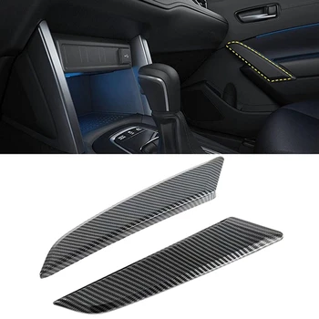 Для Toyota Corolla CROSS 2019-2021 Внутренняя дверь автомобиля, отделка подлокотника, Крышка дверной ручки, аксессуары из углеродного волокна