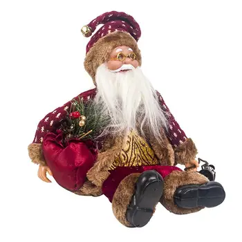 Забавный Рождественский Санта-Клаус Кукла Рождественский Старик Рождественская Елка Украшения Вечерние Сувениры Подарок для Детей Мальчиков Девочек Домашний Новый Год