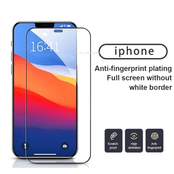 Защитная пленка с полным покрытием Твердостью 9H Для IPhone14 13 12 11 Pro Max Из Закаленного Стекла Для 7 8Plus X XR XS Max SE20 22 Glass