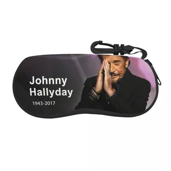 Защитные чехлы для очков Rock Johnny Hallyday Shell, модный футляр для солнцезащитных очков, сумка для музыкальных очков французского певца
