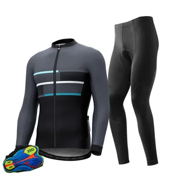 Зимний комплект из термо-флисовой майки для велоспорта, костюм для гоночного велосипеда, велосипедная одежда для велоспорта Ropa Ciclismo