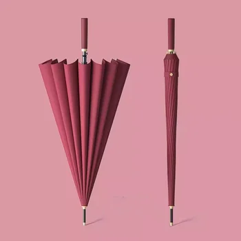 Зонт для гольфа и пляжа с длинной ручкой, большой усиленный Зонт от дождя, водонепроницаемые Мебельные принадлежности Paraguas Hombre LJ50YS