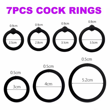 Кольцо для пениса, Многоразовое Силиконовое кольцо для спермы, увеличение пениса, задержка эякуляции, секс-игрушки для мужчин, кольца-увеличители члена