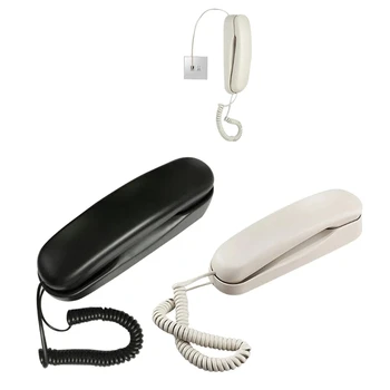 Компактный настенный телефон для гостиниц и домов, удобное управление, долговечность и водонепроницаемость