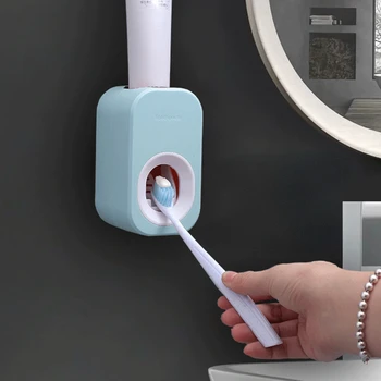 Креативное настенное крепление, Автоматический дозатор зубной пасты, Держатель для зубной щетки, Соковыжималка для зубной пасты, Подставка для зубной пасты, Аксессуары для ванной комнаты