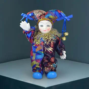 Кукла-клоун с подвижным суставом, украшение на Хэллоуин для фестиваля сувениров на День рождения