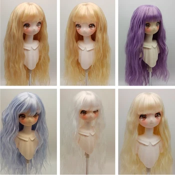 Куклы SISON BENNE Волнистые Парики Аксессуары для волос DIY Замена деталей для 1/3 1/4 1/6 кукол BJD SD