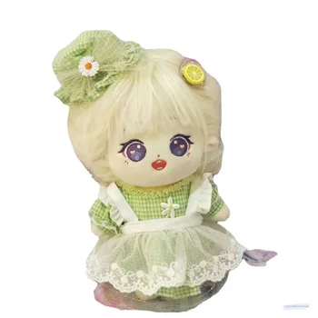 Кукольная одежда Корейское платье Kpop EXO, юбка из пряжи, плюшевая одежда для куклы Idol 20 см, мягкие аксессуары для бездомных детей, Милые мультяшные игрушки в подарок