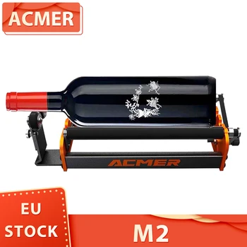 Лазерный вращающийся ролик ACMER M2, вращающаяся гравировка по оси Y на 360 градусов, диаметр резьбы 4-138 мм, 4 регулировки ширины
