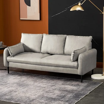 Маленький диван-кровать, гостиная, Современный кожаный односпальный Современный дизайнерский секционный диван, Офис, спальня, Мебель для дома Divano Soggiorno